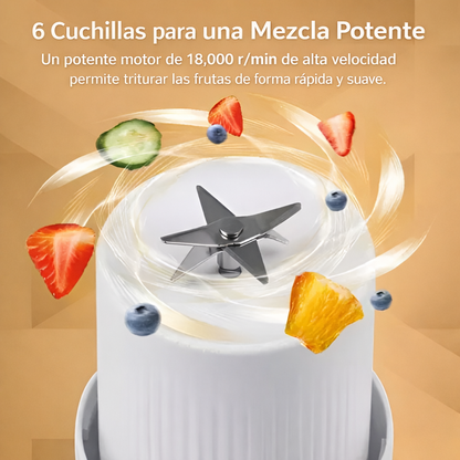 Vaso licuadora portatil y recargable